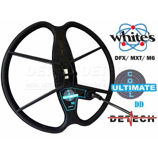 DETECH 13 Ultimate DD Search Coil For Whites DFX, MXT, M6 Metal Detectors | Detech | 13 Ultimate DD DETECH 13 Ultimate DD Search Coil For Whites DFX, MXT, M6 Metal Detectors | Detech | 13 Ultimate DD